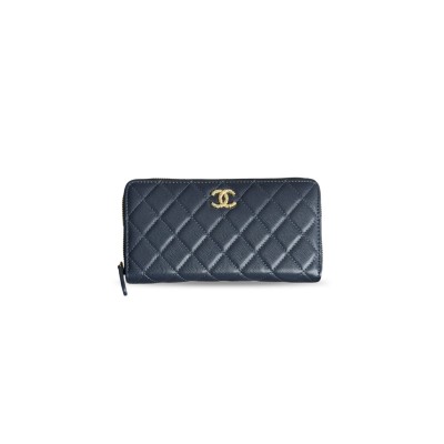 CHANEL CLASSIC LONG ZIPPED WALLET CAVIAR AP5077 (19*10*3cm) 